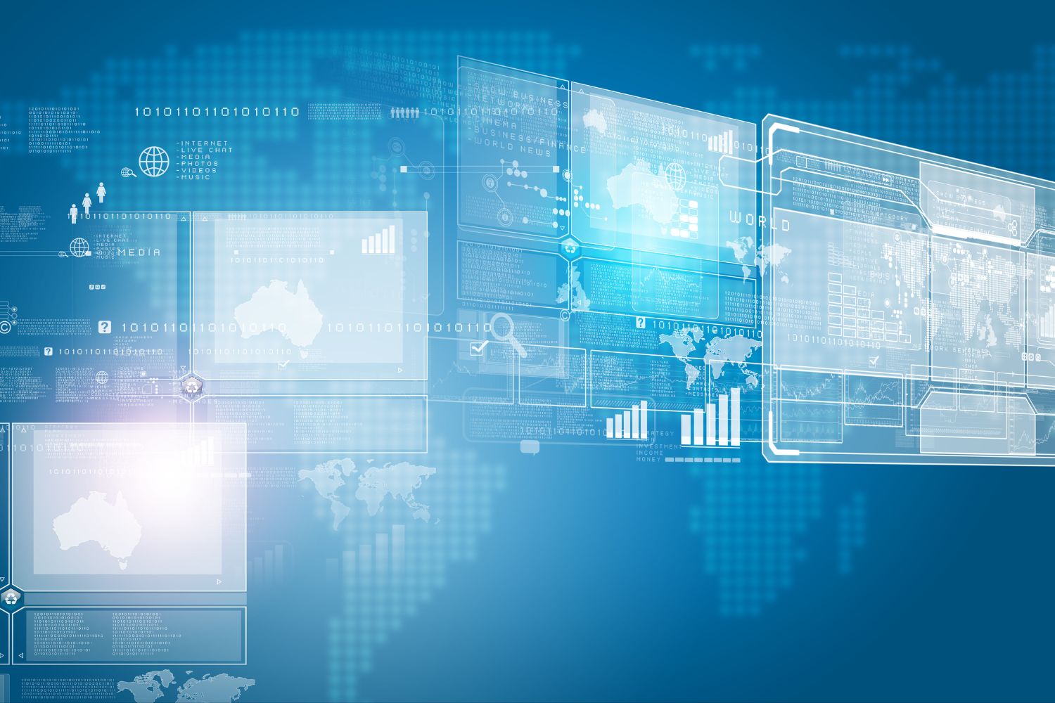 Digital awareness image representing online brand visibility