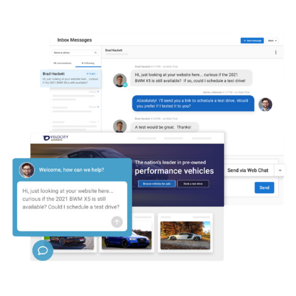 AI-powered web chat helping capture leads and boost conversions